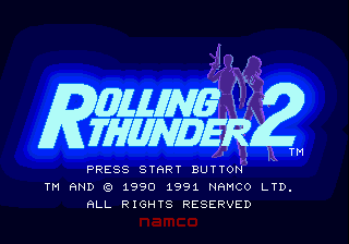 Заставка игры Rolling Thunder 2